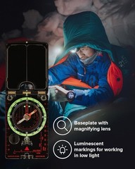MC-2 Professional Compass: Reliable Navigation for Serious Hikers & Adventurers