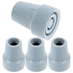 4Pcs Non Slip Rubber Feet Durable Protective Pole Tips for Trekking Crutches