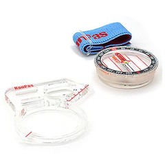 MA-40-FS Thumb Orienteering Compass: Acrylic, Shockproof & Waterproof