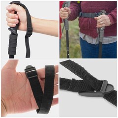 10 Pcs Backpack Strap Keeper Cane Bungee Lanyard Climbing Stick Straps