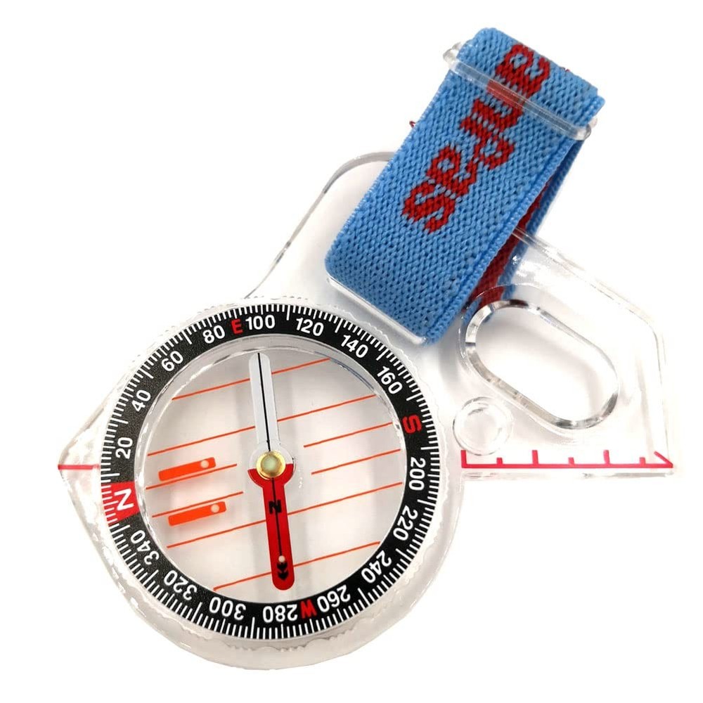 MA-40-FS Thumb Orienteering Compass: Acrylic, Shockproof & Waterproof
