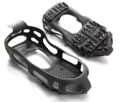Quadtrek All Terrain Slip on Shoe Cleats Womens Size Small Hiking Gear Black NEW
