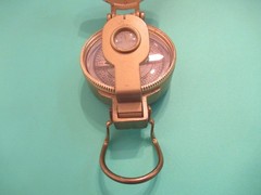 Vintage Engineer Directional Metal Pocket Compass Camping Hiking Hunting Outdoor
