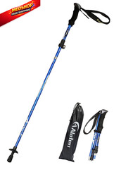 A ALAFEN Aluminum Collapsible Ultralight Travel 1 PC(1 Pole), P1_Blue