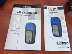 Garmin eTrex Legend GPS Handheld Personal Navigator With Owners Manual and Case