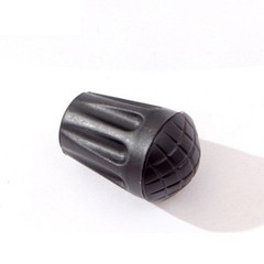 6Pcs Black Crutch Tips for Hiking Poles Anti Skid Wear Resistant Lightweight