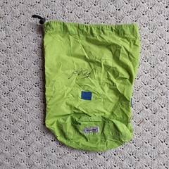 Vtg Chouinard Equipment Nylon Stuff Sack Ditty Bivy Bag Green – 12×10