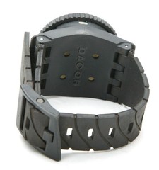 Dacor Underwater Wrist Compass With Long Rubber Strap. NO AIR BUBBLES. Ex.