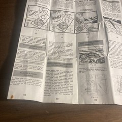 Vintage Silva Ranger Model Compass Instruction Manual Pamphlet