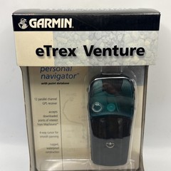 VINTAGE 2000s Garmin Etrex Venture GPS Receiver In Original Packaging TESTED WOR