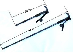 Trekking Poles Walking Hiking Sticks Anti-shock Adjustable Alpenstock