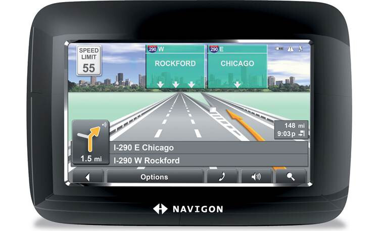 Navigon 7100 Automotive Navigation Unit GPS Set – Manual on included CD