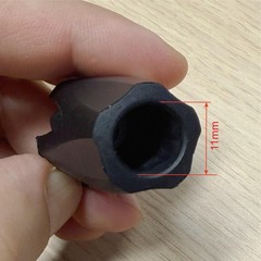 LEKI Walking Rubber Tip 44-54, Black