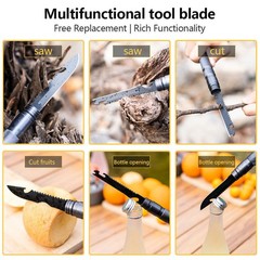 106CM Tactical Trekking Poles Walking Camping Hiking Survival Stick Adjustable