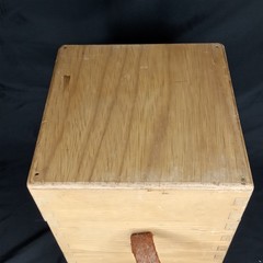 Vintage 1950s Weems & Plath Hand Bearing Compass With Wood Case And Strap