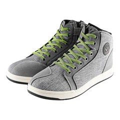 Men’s Motorcycle Boots Rider Racing Hiking Trekking Outdoor Boots 10 Hw001 Gray