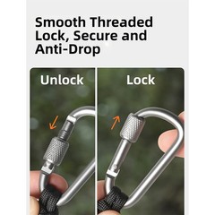 Water Bottle Hook Buckle Aluminum Alloy for Kettle and Outdoor Accessories