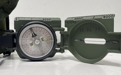 Cammenga Model 3H Military Lensatic Compass USGI Tritium OD Green With Pouch