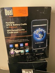 Dual GPS Navigation & Battery Cradle For iPod Touch 1st & 2nd Gen Model XGPS251
