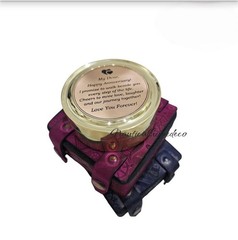 Custom Engraved Sundial Compass Personalized Gift for Husband & Wife