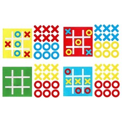 10pcs Felt For For Tac Toe Tokens for Team Building and Friend Gatherings
