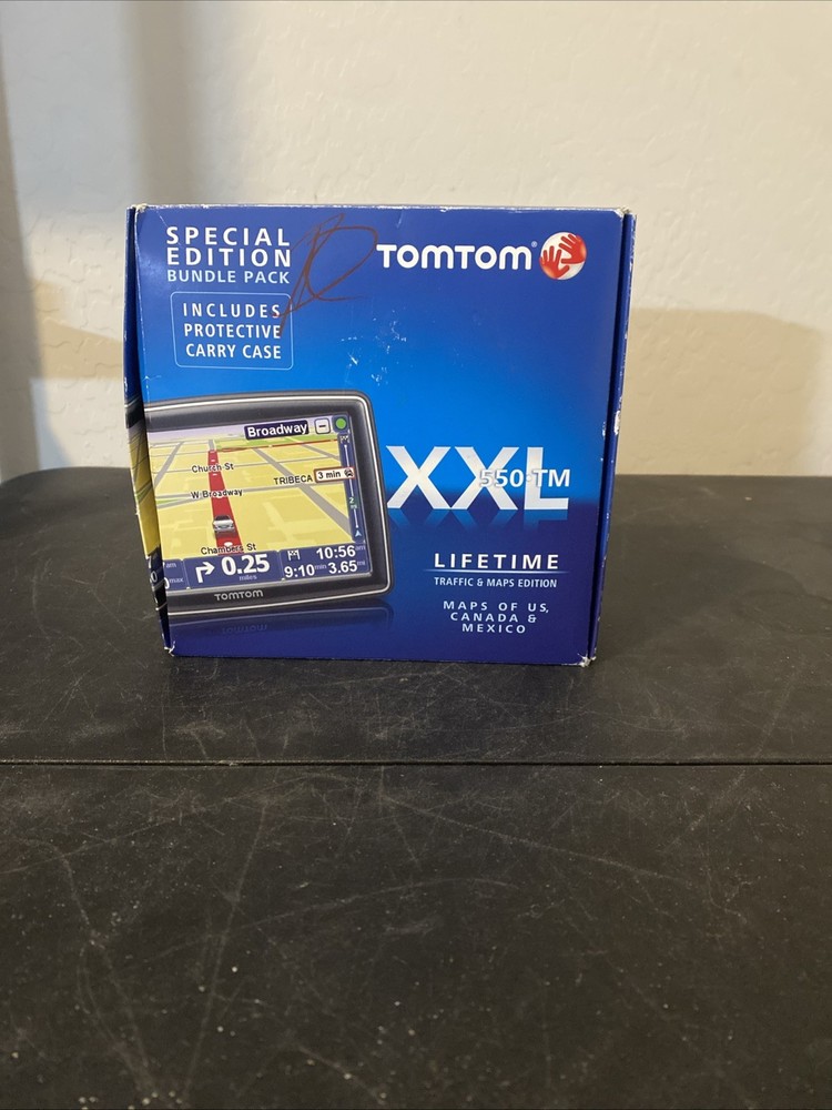 TomTom XXL 550 TM 5″ Portable GPS Navigator – Lifetime Traffic & Maps Edition