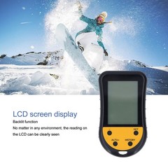 Digital Altimeter With LCD Backlit Display For Outdoor Sports
