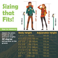 TREKOLOGY Trek-Z Collapsible Hiking Trekking Poles – Balance Support for Sen…