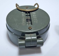 Vintage Engineer Lensatic Compass Japan Liquid Filled Military