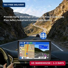 Garmin Car Truck GPS Navigation 7 Inch Touch Screen 2026 Maps Spoken Direction