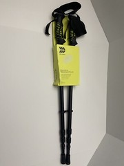 Adjustable Trekking Poles 2pack Black All in Motion Lightweight aluminium New