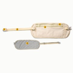 Compact Security Waist Bag Slim Design for Travel Running Concerts Hiking