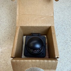 VTG Brookstone Mini Compass w/ Suction Mount 172759 Black Navigation Tool NIB