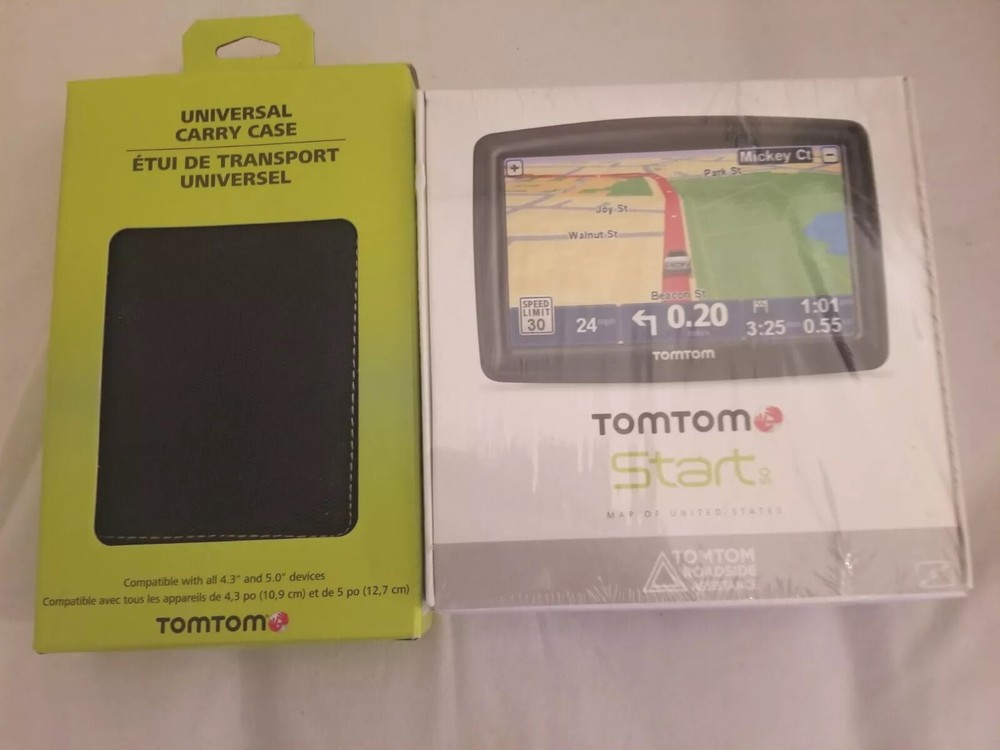 TomTom 1EF0.017.08 GPS Device With US Maps And Protective Carry Case