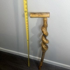 Vine Twisted Wooden Wizard/Walking/Hiking Stick 36 Inches With Handle