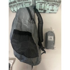 2Pcs Travel Set Waterproof Backpack + Solar USB Fan Sun Hat Adjustable