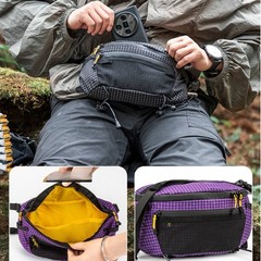 Outdoor Chest Bag Lightweight Portable Design Moisture-proof Partition