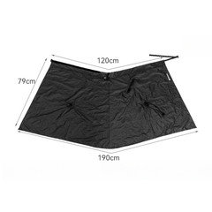 Waterproof Rain Skirt Breathable Semi-Open Design for Hiking Camping Travel
