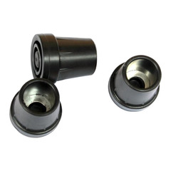 Black Plastic Anti-Slip Pad for Cane Tips 3.3cm Diameter Lightweight 15g