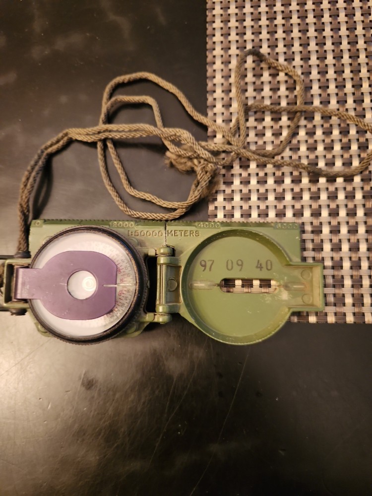 Genuine Cammenga Phosphorescent Military Compass, Made in USA Mode 27