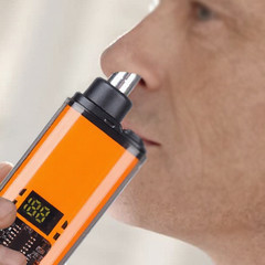 Nose Hair Trimmer USB Rechargeable with Rounded Blade Head for Safe Use