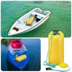 4 Pcs Sand Anchor 20 L 2 in 1 PWC Waterproof Dry Bag with Adjustable Buoy