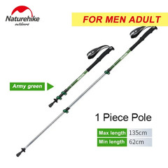 Outdoor Walking Stick Aluminum Alloy Alpenstock Telescopic Hiking Trekking Pole