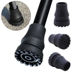 16-22mm Antiskid Walking Stick Crutch Cane Bottom Pads Cover Protector Climbing