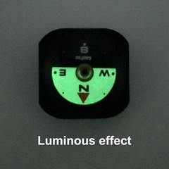 Mini Luminous Button Compass for Watch Band Lanyard (A-20)