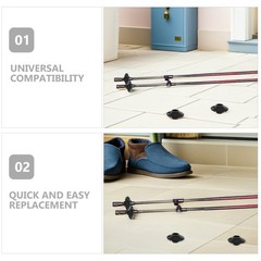 25 PCS Round Hiking Walking Stick Replacement Snow and Mud Basket Attachment