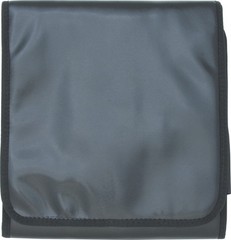 Knife Roll Rug Holds 36 Knives Pouch Case Black w/ Cloth Lining ac91