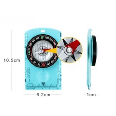 10.5cm for acrylic Map Scale with For COMPASS Support for Outdoor Navigation