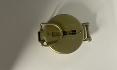 Vintage Lensatic Compass Liquid Filled Edge from Japan Functional