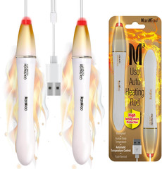 Dual Head Toy Heating Stick LED Indicator Light Heating Meat Stick USB Hand Warm